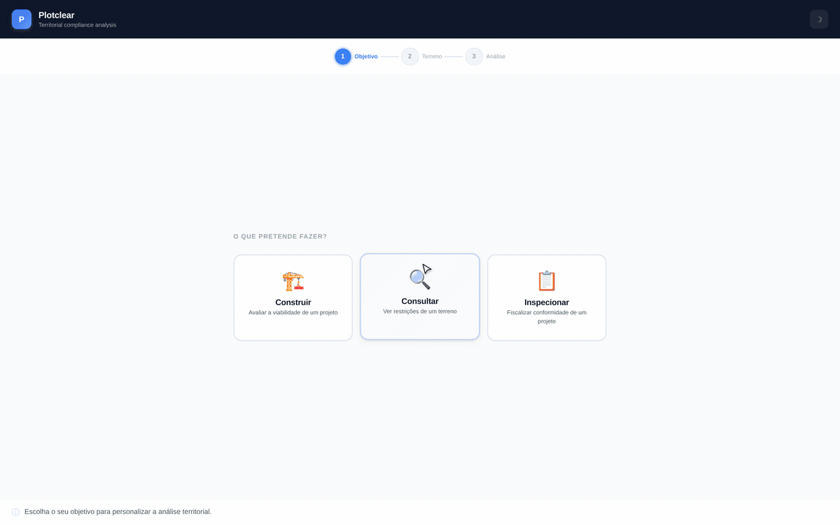 Destrava — demonstração de análise territorial: desenho de polígono, edição de vértices e resultados com 19 camadas